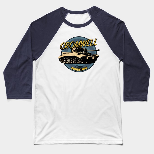 Cromwell Tank Baseball T-Shirt by TCP